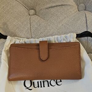 Quince Tan Leather Wallet